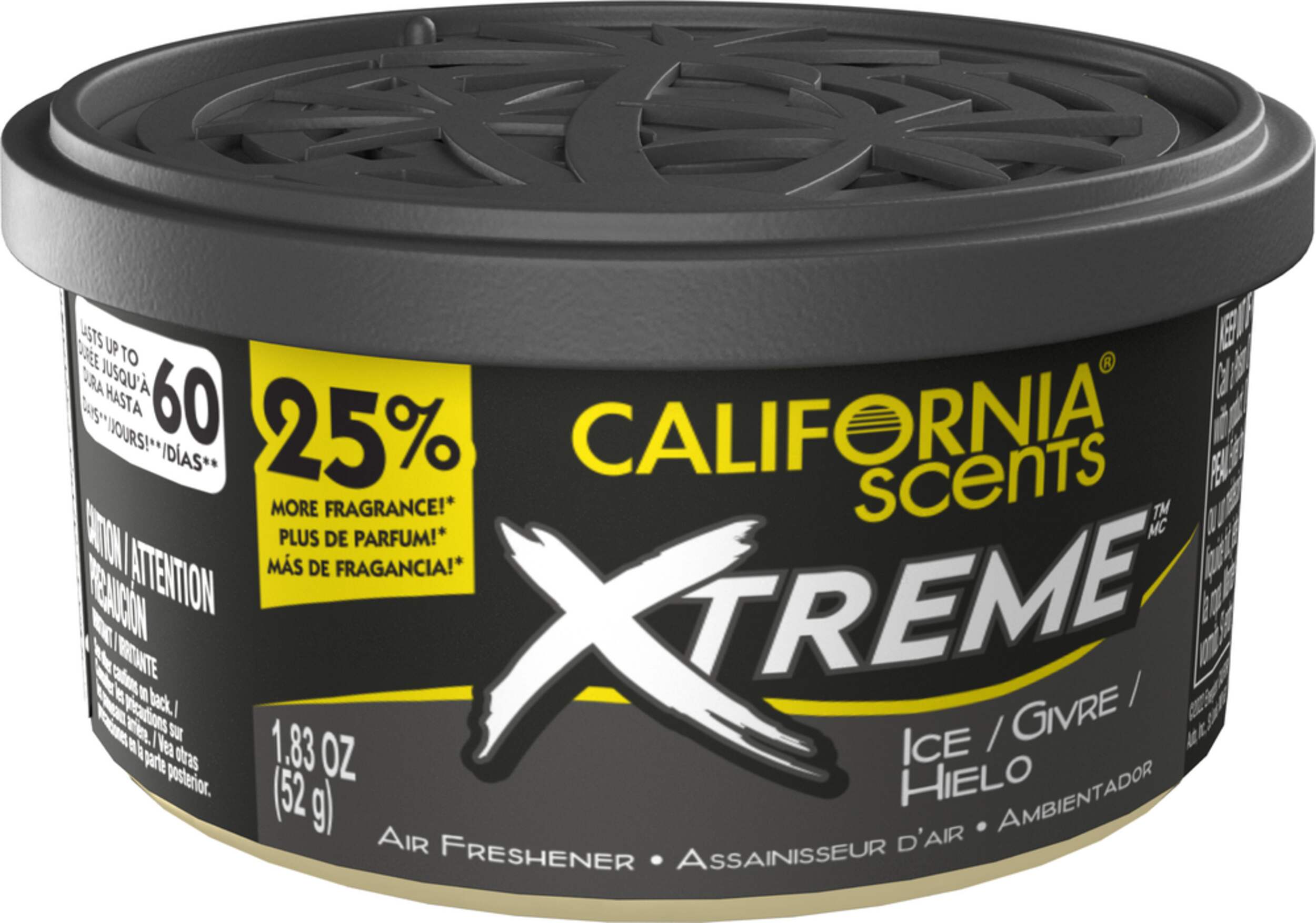 California Scents Xtreme Can Air Freshener, Ice Scent Front_Elevated