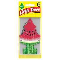 Little Trees Hanging Air Freshener, Watermelon, 6-pk Front_Flat