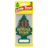 Little Trees Hanging Air Freshener, Royal Pine, 3-pk Front_Flat