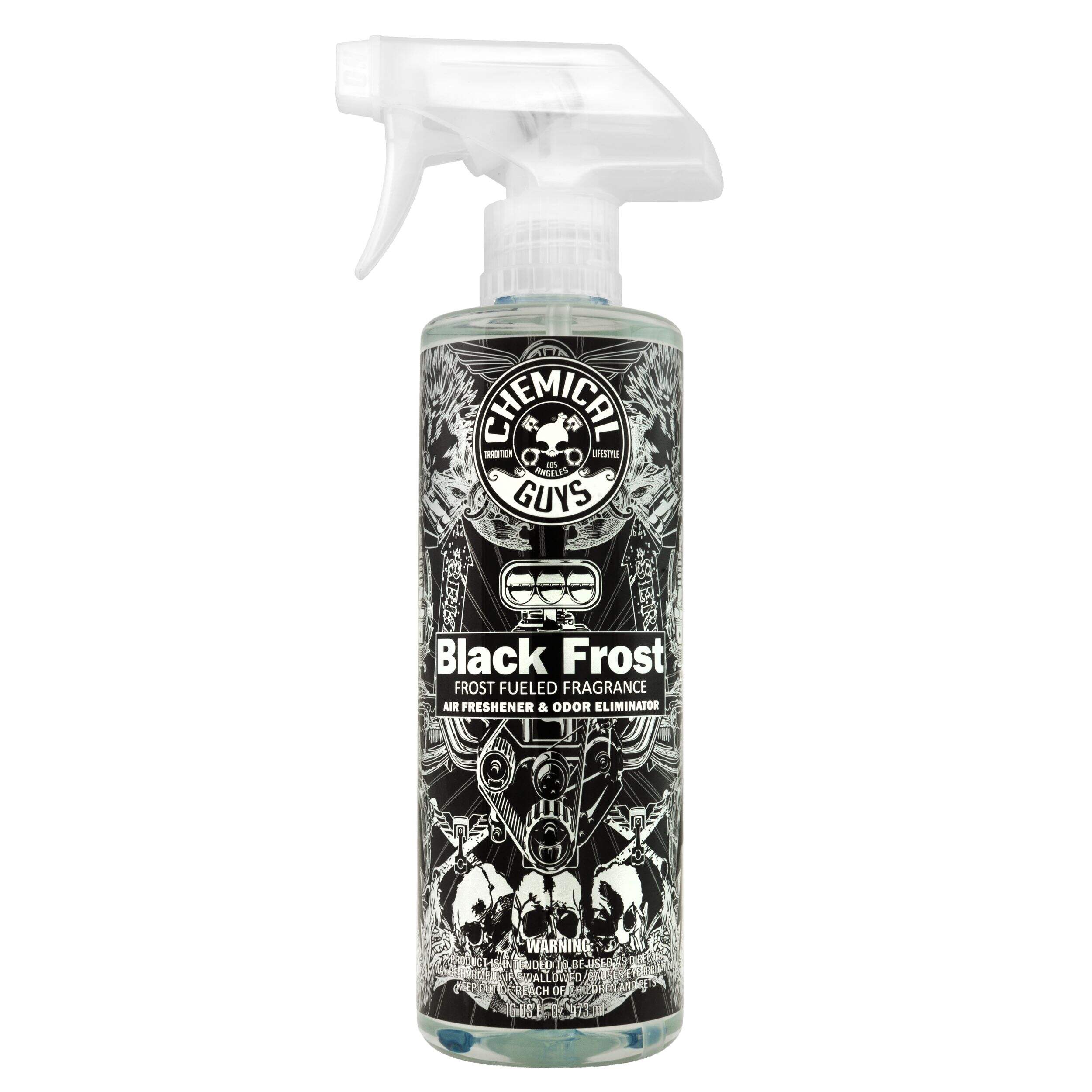 Chemical Guys Car Air Freshener Spray, Black Frost Front_Flat