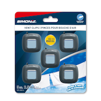 Simoniz Vent Clip Car Air Freshener, Linen & Sky Scent, 5-pk Front_Flat