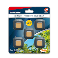 Simoniz Vent Clip Car Air Freshener, Hawaii Aloha Scent, 5-pk Front_Flat