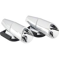 Bell Deer Warning Signal, Chrome Front_Angled_Right