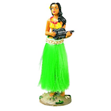 Hula Girl Car Accessory Front_Flat
