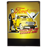 Caisson lumineux Ford de style ancien