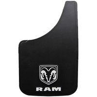 Dodge Ram Splash Guard, 9-in x 15-in Front_Flat