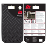 Garde-boue MotoMaster Easy-Fit, noir, 9 x 15 po Front_Flat