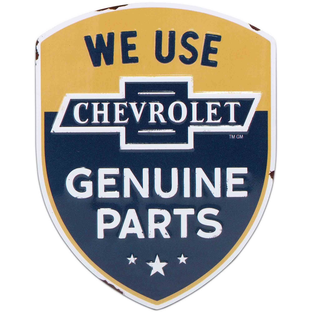 Chevrolet Embossed Metal Canadian Tire