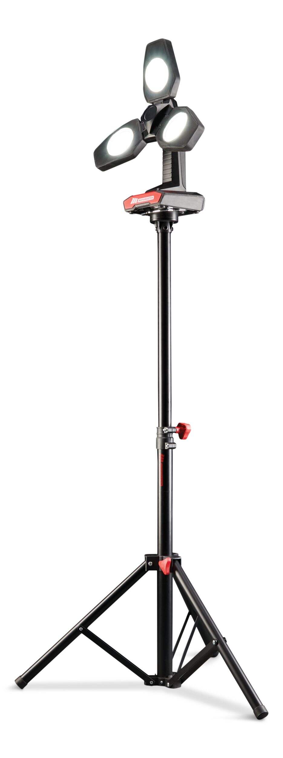 MotoMaster Heavy-Duty Tripod 2200 Lumens 3-Blade Work Light Front_Three_Fourths_Angled_Left