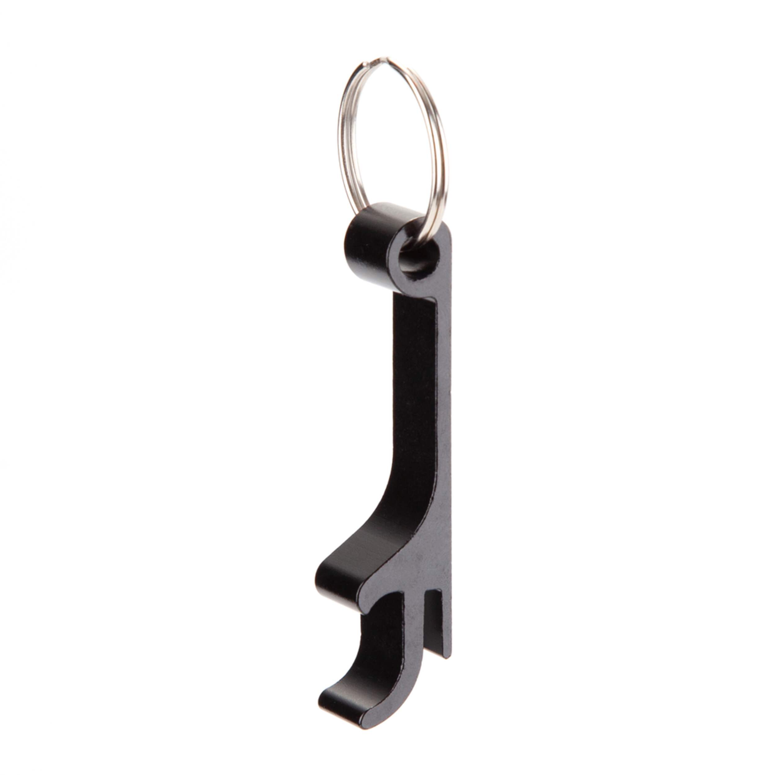 AutoTrends Bottle Opener Keychain Front_Three_Fourths_Angled_Left