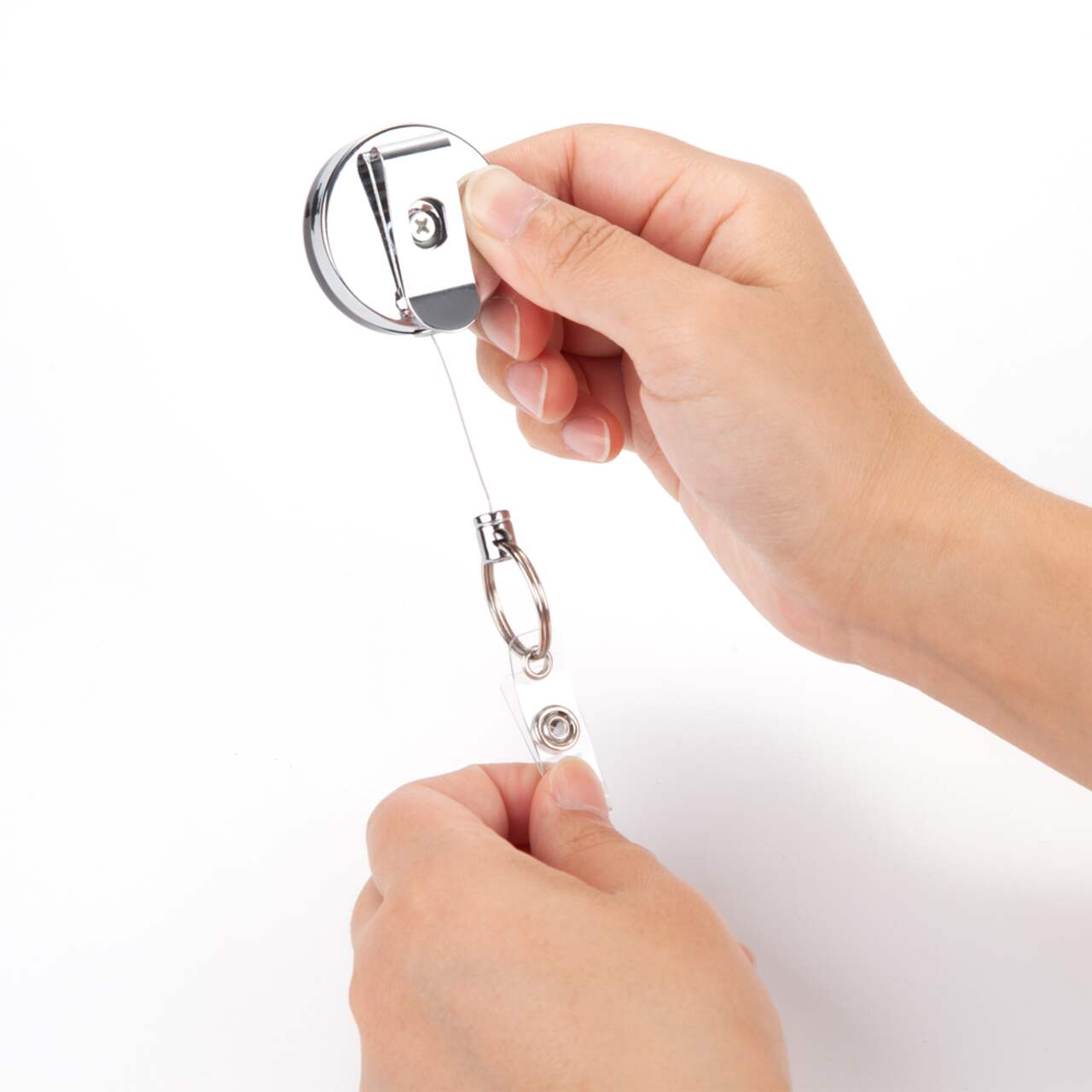AutoTrends Retractable Keychain & Badge Holder