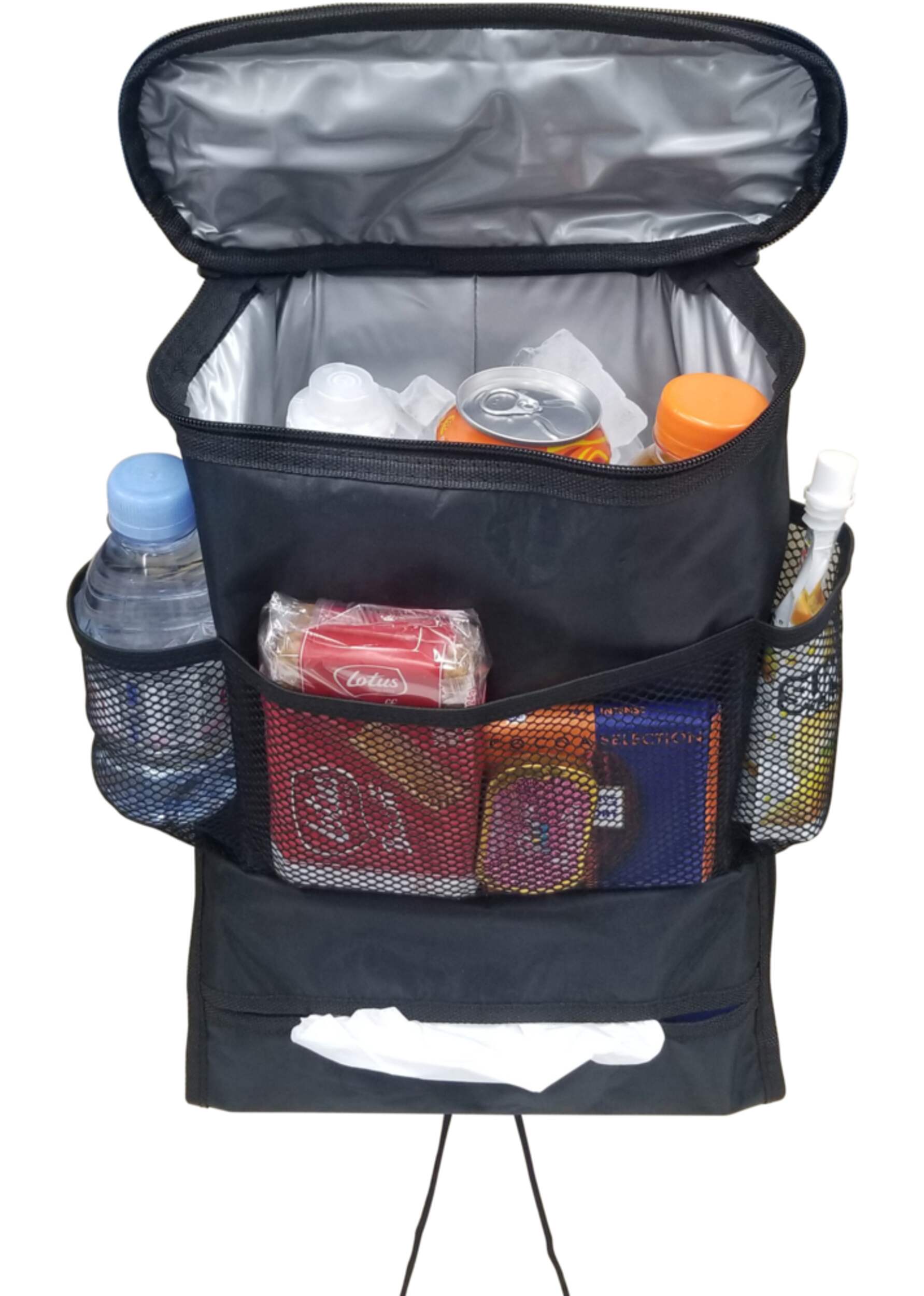 AutoTrends Insulated Seat Back Organizer Front_Elevated