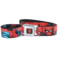 Ceinture à boucle d'auto Spiderman