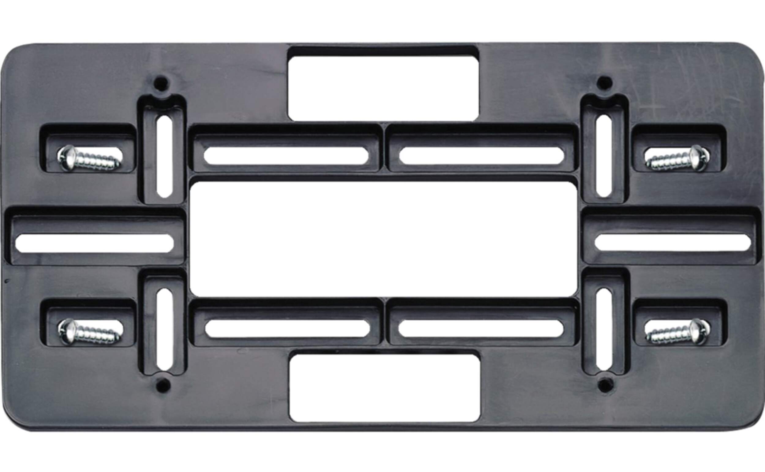 Plaque de montage, noir Front_Flat