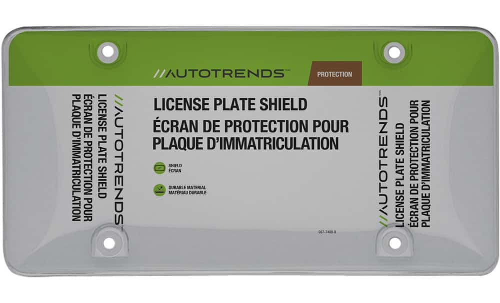 Smoke License Plate Shield for Offroad/Showroom Use Only