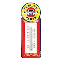 Wall Mounted Chevy Thermometer Front_Flat