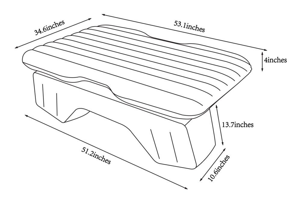 autotrends automotive air mattress kit