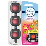 Febreze Car Vent Clip Air Freshener, Gain Island Fresh, 3-pk Front_Flat