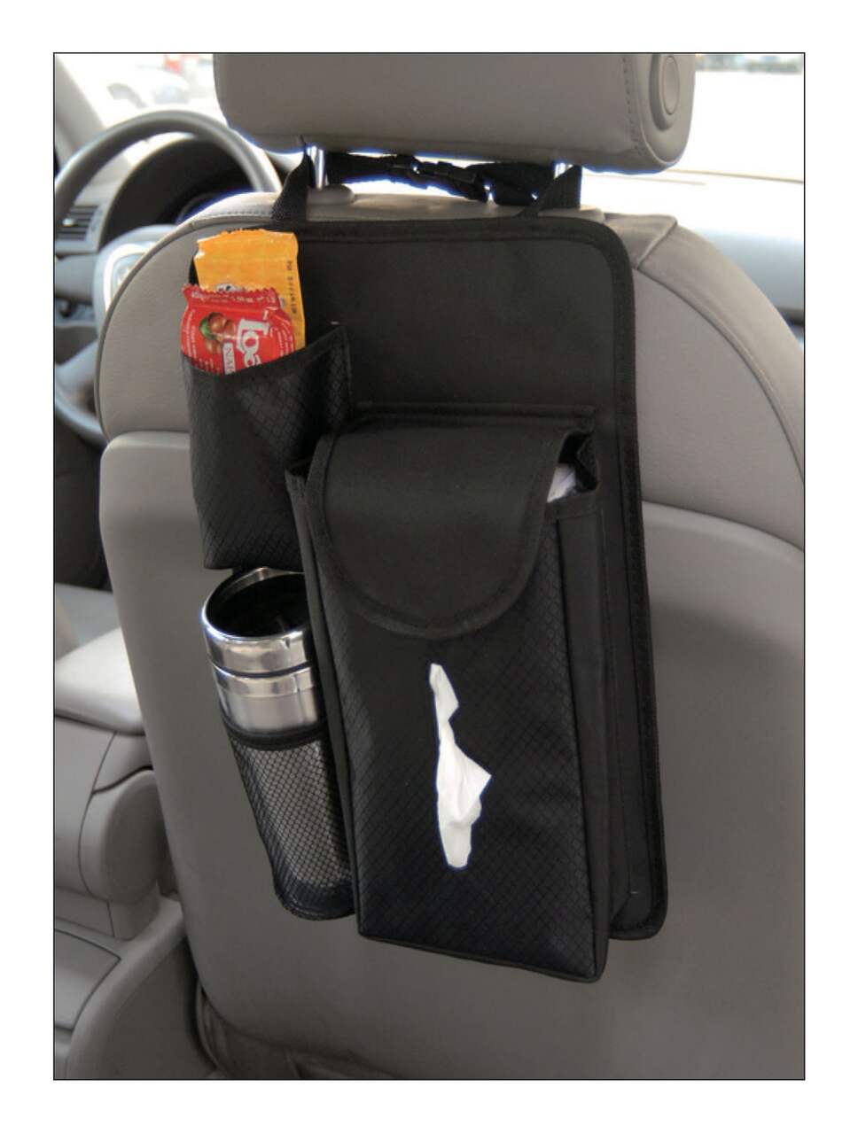 2 x Organisateur siège arrière de voiture Protection avec poches
