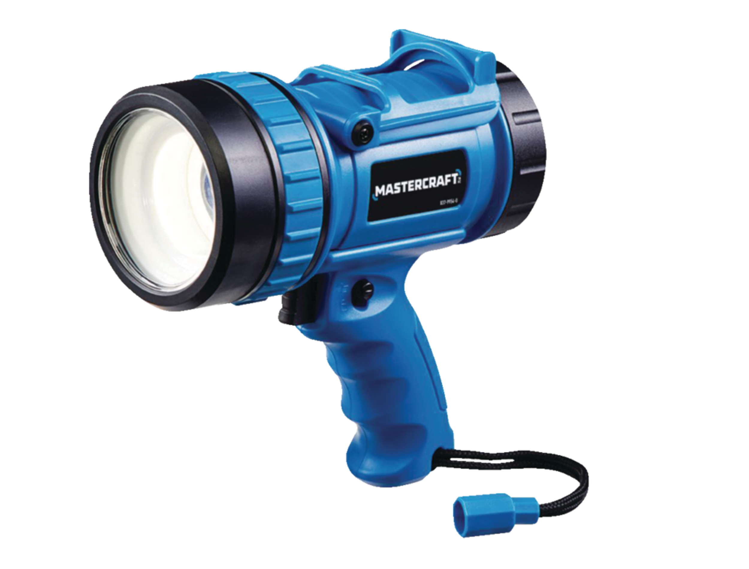 Mastercraft 450 Lumen LED Adjustable Focus Spotlight Front_Three_Fourths_Angled_Left