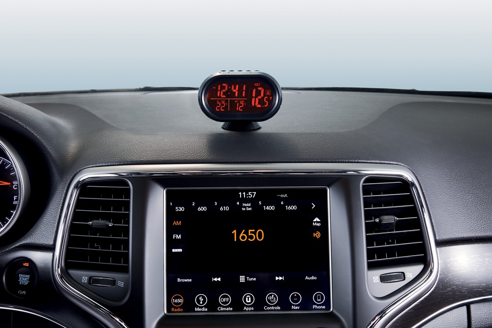 AutoTrends 12V Multifunction Clock Canadian Tire