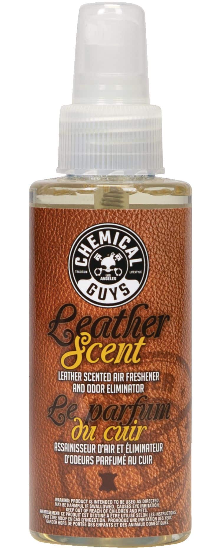2 Ct) Chemical Guys Leather Scented Air Freshener & Odor