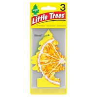 Little Trees Sliced Hanging Air Freshener, 3-pk Front_Flat