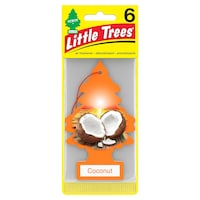Little Trees Coconut Hanging Air Freshener, 6-pk Front_Flat