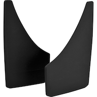 Premier-Fit Universal Splashguard, Black, 2-pk Composite_or_Mixed