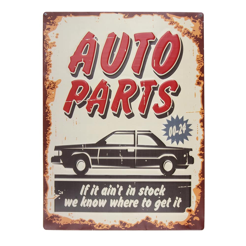 Auto Parts Tin Sign | Canadian Tire