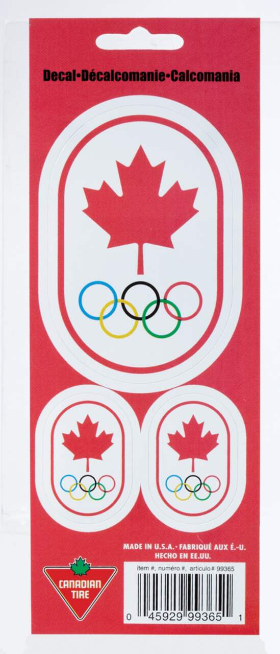 Canadian Olympic Team Logo Decals Canadian Tire