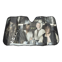 Star Wars Car Sunshade Front_Flat
