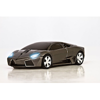 Souris Lamborghini grise Front_Angled_Left