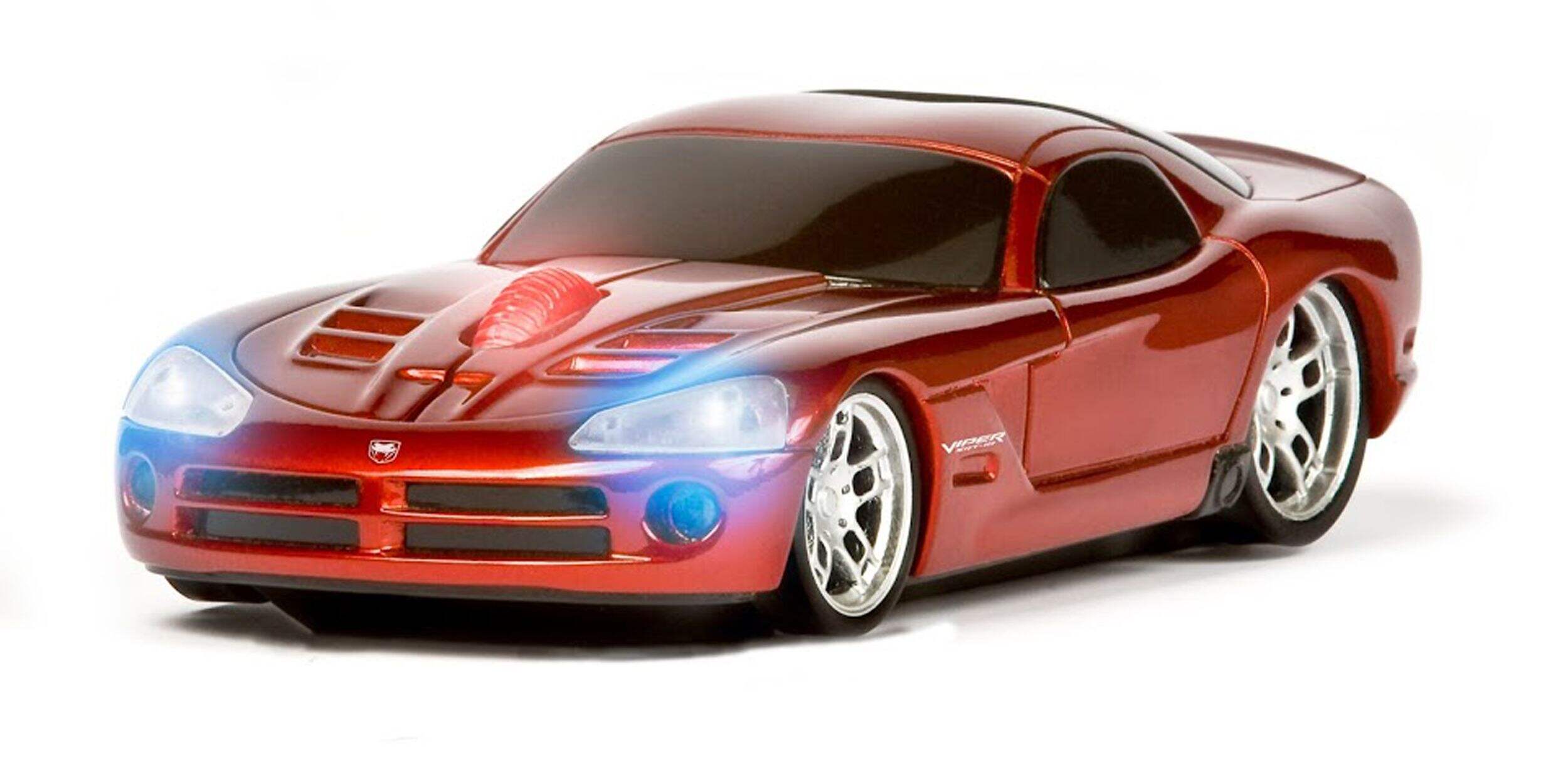 Red Viper Computer Mouse Front_Angled_Left