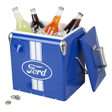 Ford Beverage Cooler with Bottle Opener Front_Angled_Left