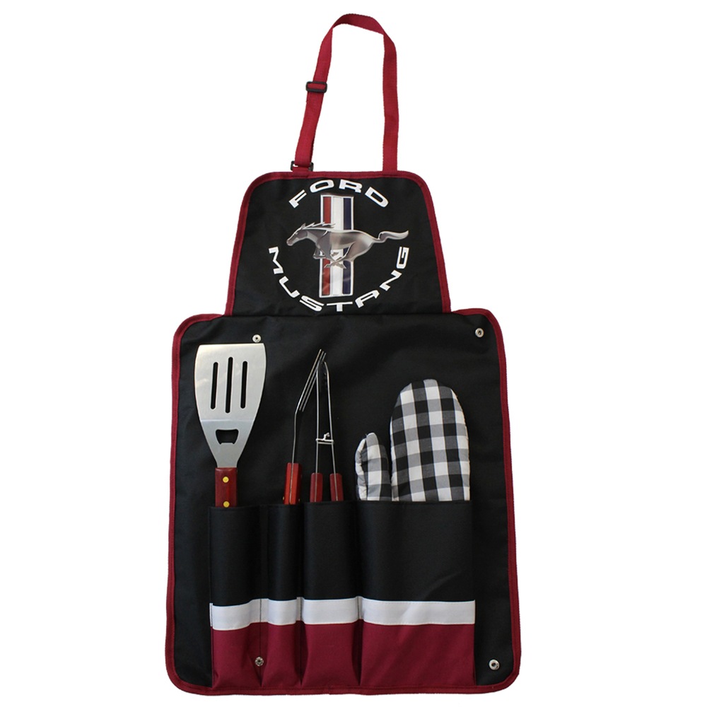 Mustang BBQ Set, 5pc Canadian Tire