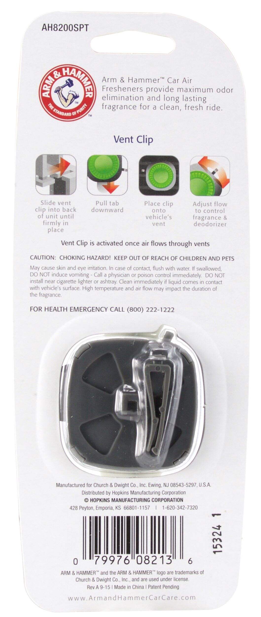 Arm & Hammer Vent Clip, Spring Scent Canadian Tire