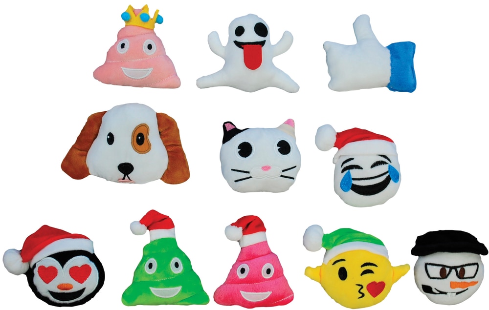 Christmas Emoji Keychains, Assorted Canadian Tire