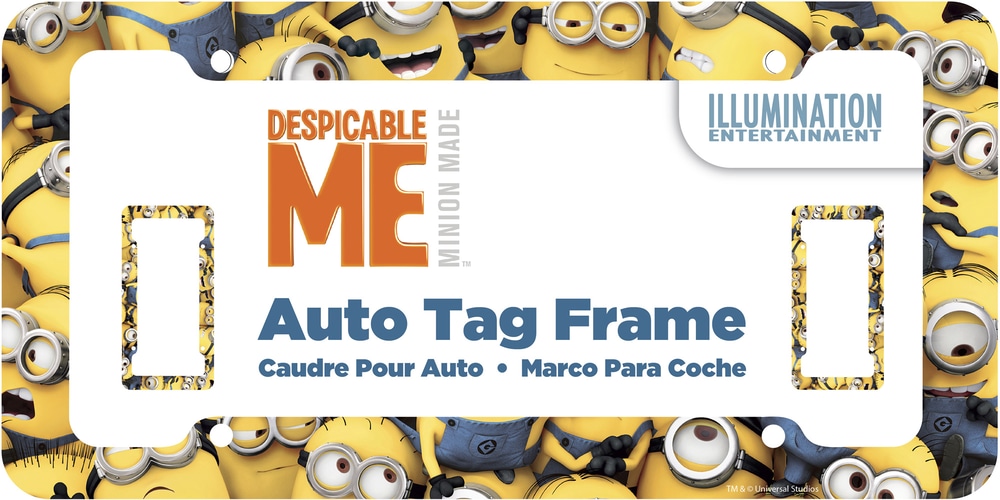 Minions License Plate Frame Canadian Tire