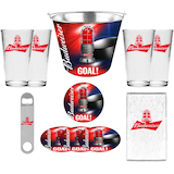 Bud Light Bucket Gift Set, 11-pc Front_Flat