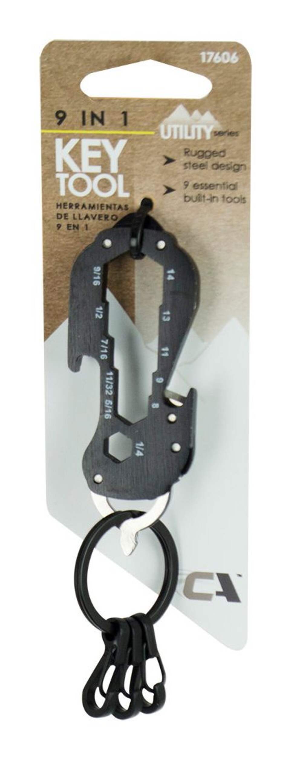 Utility Series 9-in-1 Key Tool Front_Flat