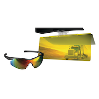 Bell + Howell Ultimate Tac 2-in-1 Pack with Car Visor and Anti-Glare Sunglasses Composite_or_Mixed