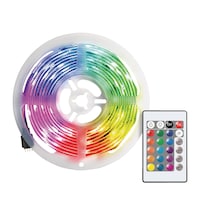 Merkury USB RGB LED Light Strip with Remote, 6.56-ft Front_Flat