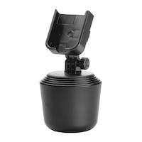 WeatherTech CupFone, Black Front_Angled_Left