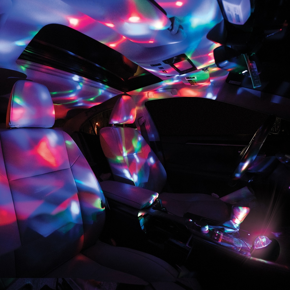 Merkury LED Sound Activated Disco Car Light Canadian Tire