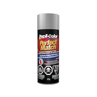 Dupli-Color Perfect Match Premium Acrylic Lacquer Automotive Aerosol Spray Paint, Switchblade Silver, 227g Front_Flat
