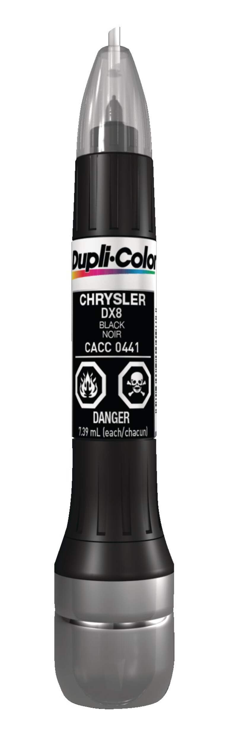 Dupli-Color Scratch Fix All-In-1 Exact-Match Automotive Touch-Up Paint, Black (CACC 04410) Front_Flat