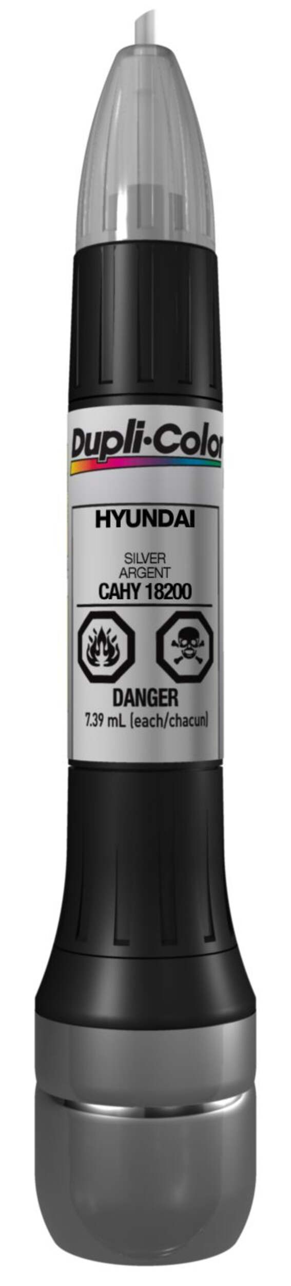 Dupli-Color All-in-1 Scratch Fix Paint , Radiant Silver (CAHY18200) Front_Flat