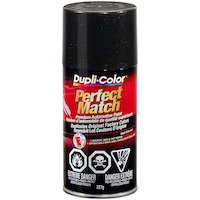 Dupli-Color Perfect Match Premium Acrylic Lacquer Automotive Aerosol Spray Paint, Black Metallic, 227g Front_Elevated