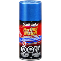 Dupli-Color Perfect Match Premium Acrylic Lacquer Automotive Aerosol Spray Paint, Electric Blue Metallic, 227g